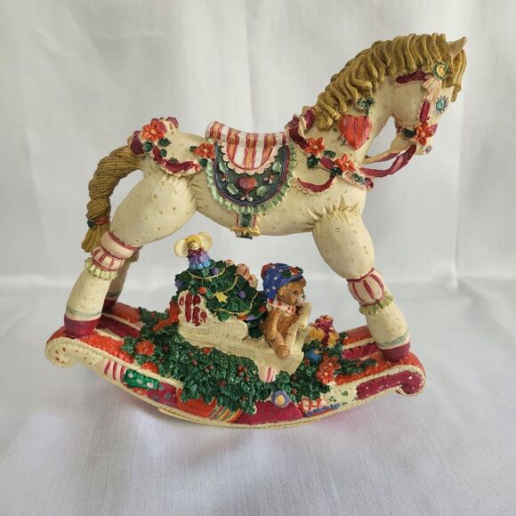 Vintage GNY‎ Inc. 1992 Musical Rocking Horse Figurine - Picture 8 of 8